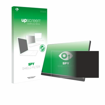 Front side of a product packaging with the brand logo upscreen. Next to it is the device Arzopa 60HZ/A1 15.6