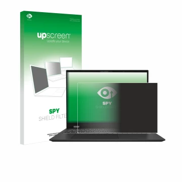 Front side of a product packaging with the brand logo upscreen. Next to it is the device MSI Prestige 16 AI Evo B1M shown with
