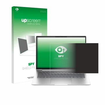 Front side of a product packaging with the brand logo upscreen. Next to it is the device HP ProBook 4 G1a 14