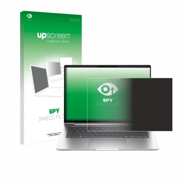 Front side of a product packaging with the brand logo upscreen. Next to it is the device HP ProBook 4 G1a 16