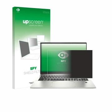 Front side of a product packaging with the brand logo upscreen. Next to it is the device MSI Prestige A16 AI+ shown with the c