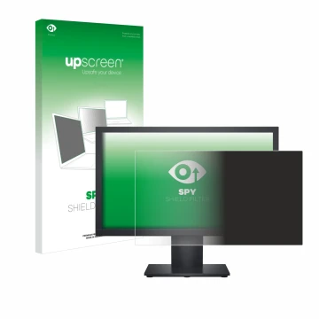 Front side of a product packaging with the brand logo upscreen. Next to it is the device Dell E1920H shown with the correspond