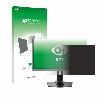 Front side of a product packaging with the brand logo upscreen. Next to it is the device MSI MAG 272QP X50 shown with the corr