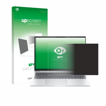 Front side of a product packaging with the brand logo upscreen. Next to it is the device HP EliteBook 8 G1i 16
