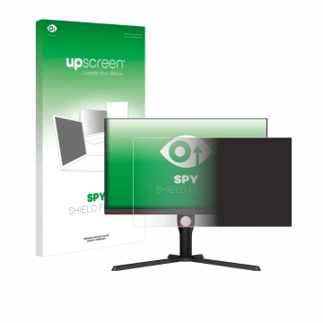 Front side of a product packaging with the brand logo upscreen. Next to it is the device AOC Q27G3XMN shown with the correspon