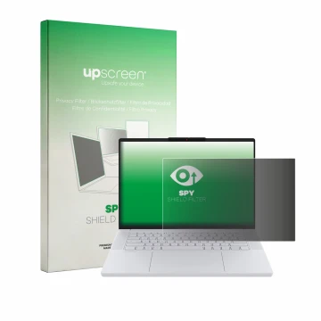 Front side of a product packaging with the brand logo upscreen. Next to it is the device Lenovo Googlebook 15 shown with the c