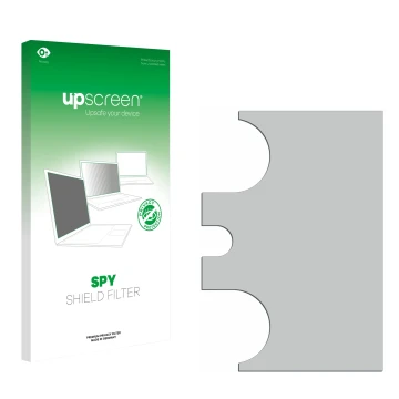 Front side of a product packaging with the brand logo upscreen. Next to it is the corresponding screen protector.