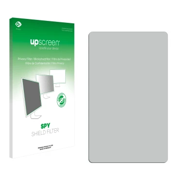 Front side of a product packaging with the brand logo upscreen. Next to it is the corresponding screen protector.