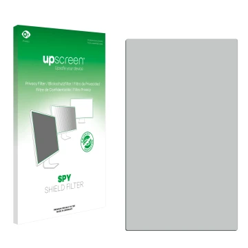 Front side of a product packaging with the brand logo upscreen. Next to it is the corresponding screen protector.