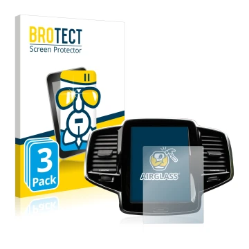 Front side of a product packaging with the brand logo BROTECT. Next to it is the device Volvo XC90 Senus 2015-2017 shown with 