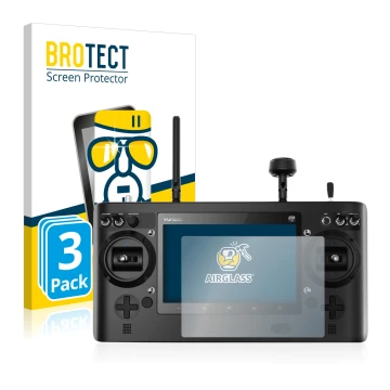 Front side of a product packaging with the brand logo BROTECT. Next to it is the device Yuneec ST16 shown with the correspondi