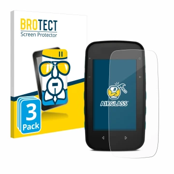 Front side of a product packaging with the brand logo BROTECT. Next to it is the device CompeGPS TwoNav Cross shown with the c