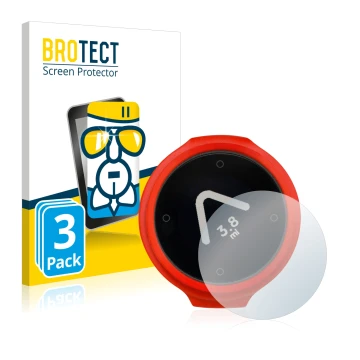 Front side of a product packaging with the brand logo BROTECT. Next to it is the device Beeline Velo shown with the correspond