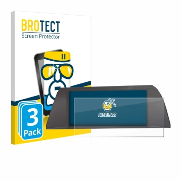 Front side of a product packaging with the brand logo BROTECT. Next to it is the device BMW 5 F10 2010-2013 Infotainment Syste