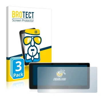Front side of a product packaging with the brand logo BROTECT. Next to it is the device Mercedes-Benz E-Class W212 2009-2014 N