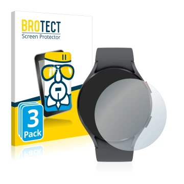 Front side of a product packaging with the brand logo BROTECT. Next to it is the device Garmin Fenix 6S Pro shown with the cor