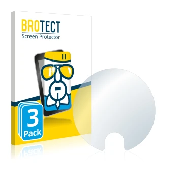 Front side of a product packaging with the brand logo BROTECT. Next to it is the device Dyson V11 Absolute Pro shown with the 