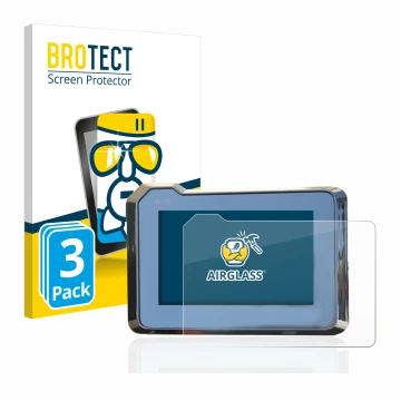 Front side of a product packaging with the brand logo BROTECT. Next to it is the device KTM 1290 Super Duke R 2020/2022 TFT-Di