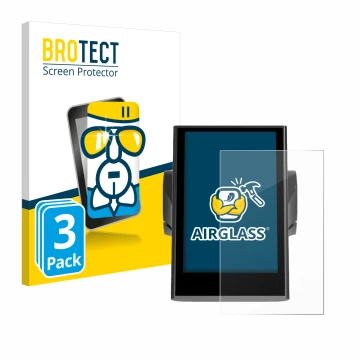 Front side of a product packaging with the brand logo BROTECT. Next to it is the device Bafang DP C18 shown with the correspon