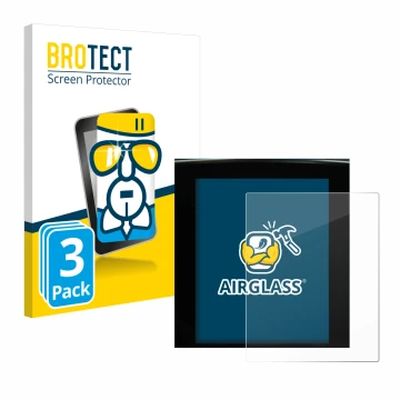 Front side of a product packaging with the brand logo BROTECT. Next to it is the device Renault Megane 4 2020 Multimedia Easy 