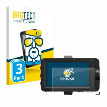 Front side of a product packaging with the brand logo BROTECT. Next to it is the device Sony FX6 shown with the corresponding 