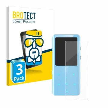Front side of a product packaging with the brand logo BROTECT. Next to it is the device AGPtek A19X shown with the correspondi