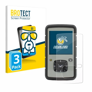 Front side of a product packaging with the brand logo BROTECT. Next to it is the device TPL Birdy Slim shown with the correspo