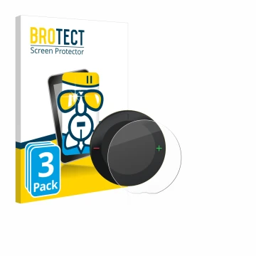 Front side of a product packaging with the brand logo BROTECT. Next to it is the device Beeline Velo 2 shown with the correspo