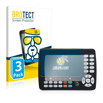 Front side of a product packaging with the brand logo BROTECT. Next to it is the device Satlink ST-5150 DVB-S/S2/T/T2/C shown 