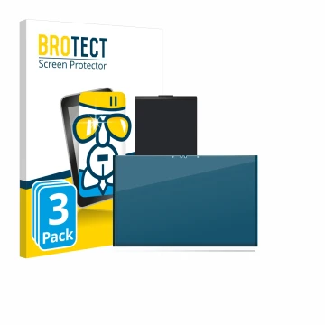 Front side of a product packaging with the brand logo BROTECT. Next to it is the device ASUS Vivobook S 16 Flip OLED TP3604 sh