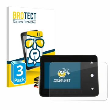 Front side of a product packaging with the brand logo BROTECT. Next to it is the device Spektrum Smart Technology XBC100 shown