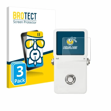 Front side of a product packaging with the brand logo BROTECT. Next to it is the device TC Electronic POLYTUNE shown with the 