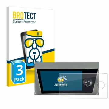 Front side of a product packaging with the brand logo BROTECT. Next to it is the device Volkswagen California 6.1 shown with t