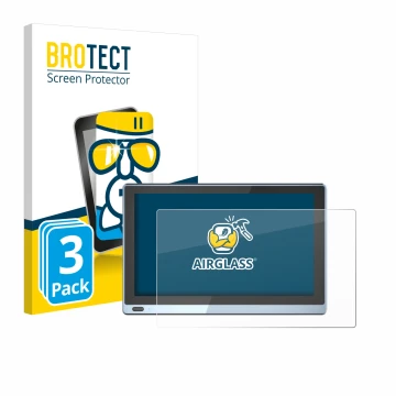 Front side of a product packaging with the brand logo BROTECT. Next to it is the device Higole Gole 1 Pro shown with the corre