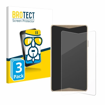 Front side of a product packaging with the brand logo BROTECT. Next to it is the device ELLIPAL Titan 2.0 Cold Wallet shown wi