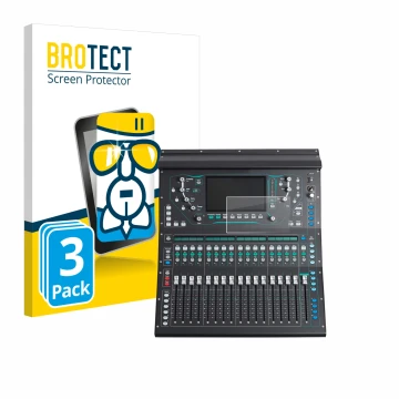 Front side of a product packaging with the brand logo BROTECT. Next to it is the device Allen&Heat SQ5 shown with the correspo