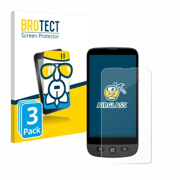 Front side of a product packaging with the brand logo BROTECT. Next to it is the device Swissvoice S510-C shown with the corre