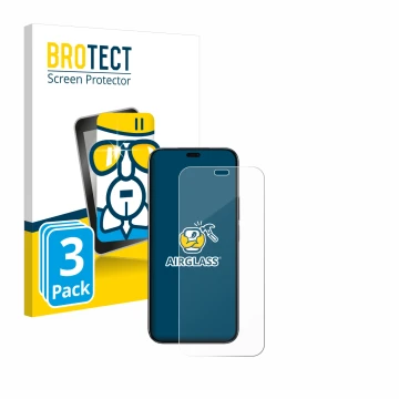 Front side of a product packaging with the brand logo BROTECT. Next to it is the device Honor 200 Lite shown with the correspo