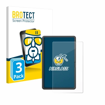 Front side of a product packaging with the brand logo BROTECT. Next to it is the device SGIN T12S 11.97