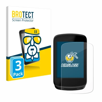 Front side of a product packaging with the brand logo BROTECT. Next to it is the device Magene C606 shown with the correspondi