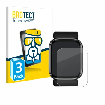 Front side of a product packaging with the brand logo BROTECT. Next to it is the device YHE BP Doctor Fit shown with the corre