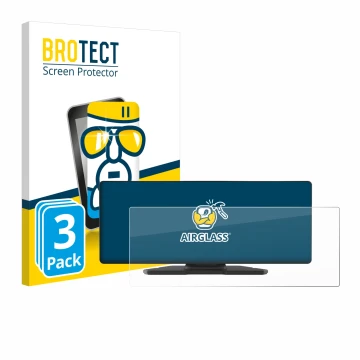 Front side of a product packaging with the brand logo BROTECT. Next to it is the device Carpuride W903 9.3