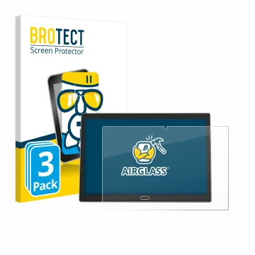 Front side of a product packaging with the brand logo BROTECT. Next to it is the device Zonko K118 shown with the correspondin