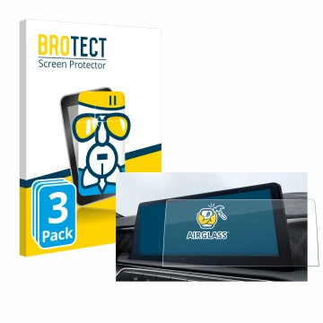 Front side of a product packaging with the brand logo BROTECT. Next to it is the device MG3 Hybrid Hybrid+ 2024 shown with the