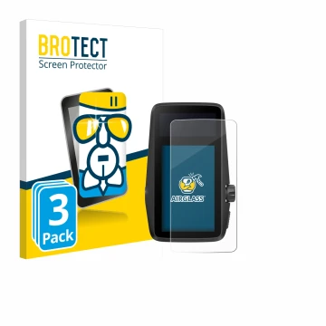 Front side of a product packaging with the brand logo BROTECT. Next to it is the device Coros Dura shown with the correspondin