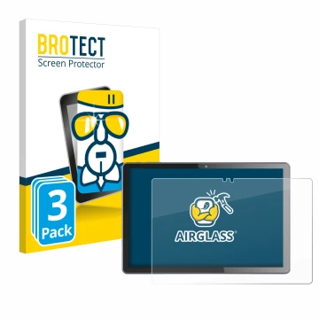 Front side of a product packaging with the brand logo BROTECT. Next to it is the device VALE V10E-LTE shown with the correspon