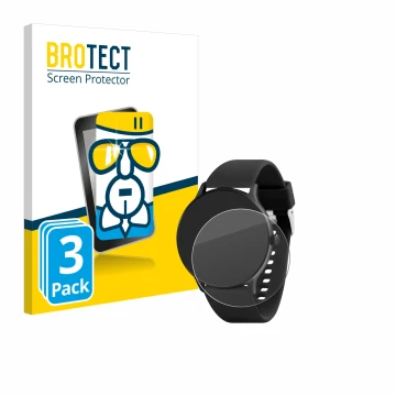 Front side of a product packaging with the brand logo BROTECT. Next to it is the device Reflex Active Series 22 shown with the