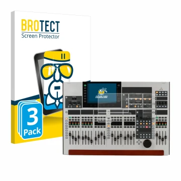 Front side of a product packaging with the brand logo BROTECT. Next to it is the device Behringer Wing (Set consisting of 11 f