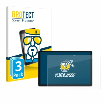 Front side of a product packaging with the brand logo BROTECT. Next to it is the device Suaat S3 10