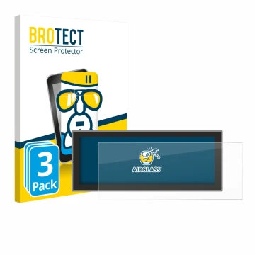 Front side of a product packaging with the brand logo BROTECT. Next to it is the device Peugeot Partner (2025) shown with the 